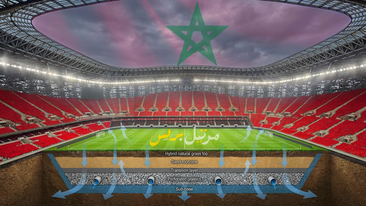 التقرير التقني: كيف صمد ملعب الرباط أمام الأمطار الغزيرة؟ منظومة هندسية متكاملة